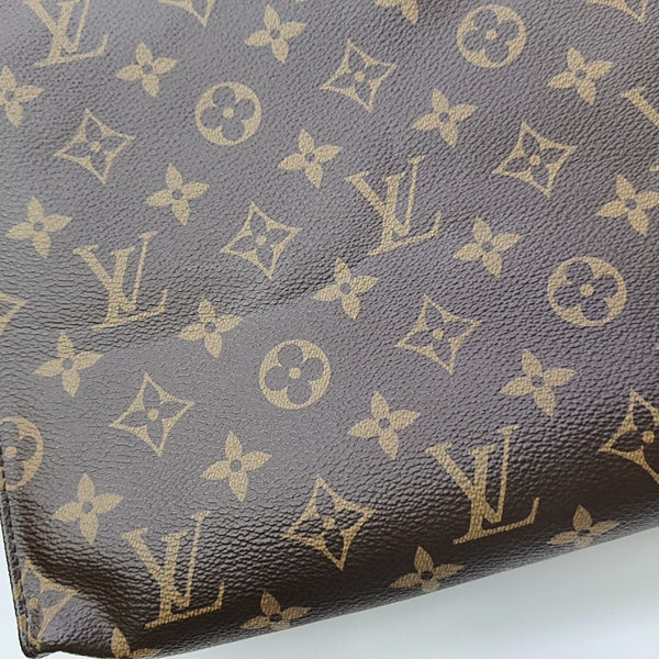 TOILET POCKET 26 Monogram Coated Canvas Brown