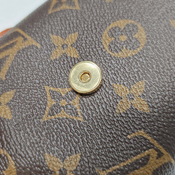 FOLD ME Monogram Coated Canvas Brown