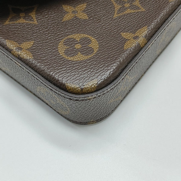 FÉLICIE Monogram Coated Canvas Brown