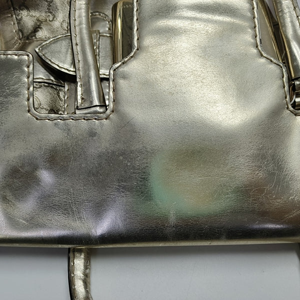 Queen Monogram Calfskin Gold