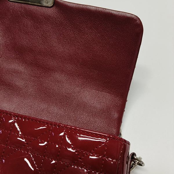 New Lock Cannage Patent Leather Red