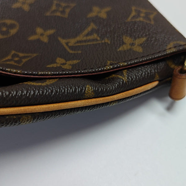 MUSETTE TANGO Monogram Coated Canvas Brown
