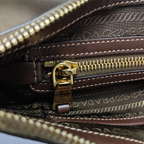 Canvas Shoulder Bag Brown