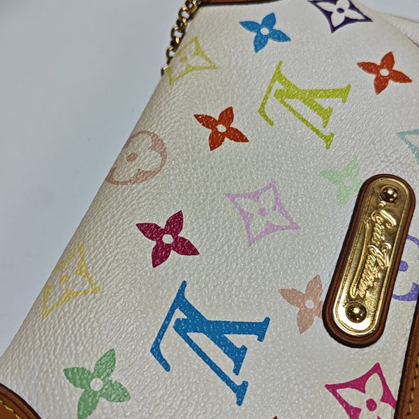 LV × TM VINTAGE MILLA Monogram Coated Canvas White