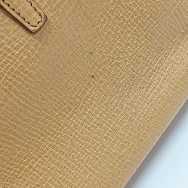 Calfskin Top Handle Bag Brown