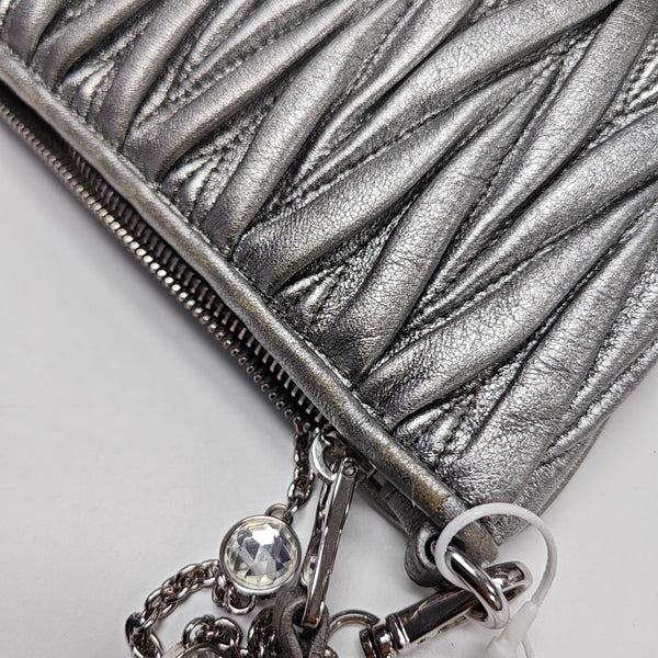 Matelassé Quilted Lambskin Silver