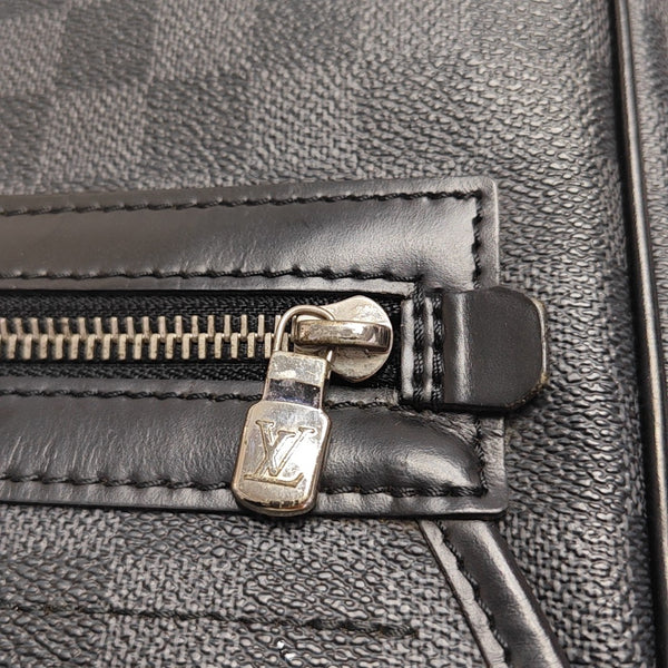 DANIEL MM Damier Graphite Coated Canvas Gray