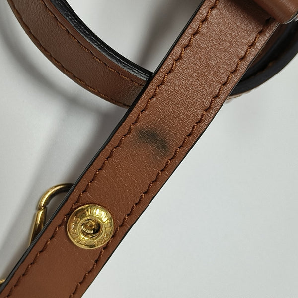 DAUPHINE MM Monogram Coated Canvas Brown