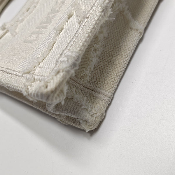 Book Tote Mini Canvas White