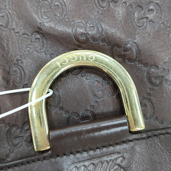 Abbey Monogram Calfskin Brown