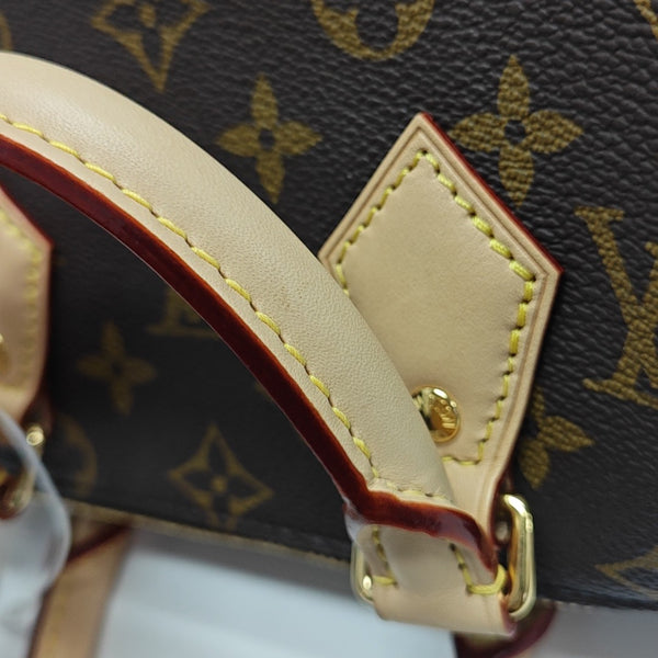 SPEEDY 20 Monogram Coated Canvas Brown