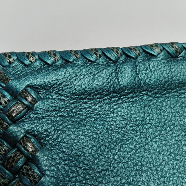Calfskin Clutch Blue