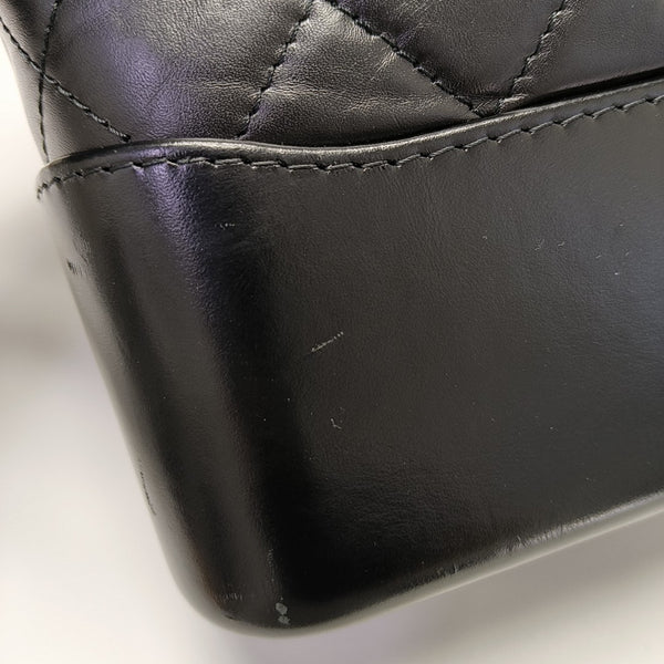 GABRIELLE New Medium Quilted Calfskin Black