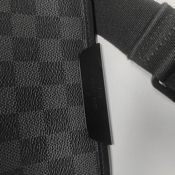DANIEL GM Damier Graphite Coated Canvas Gray