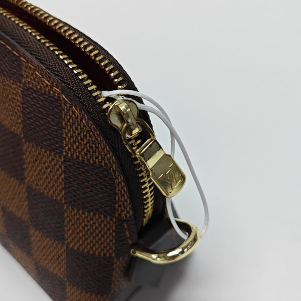 COSMETIC PM Damier Ebene Coated Canvas Brown
