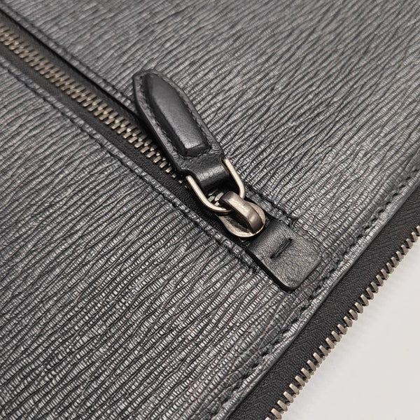 Calfskin Top Handle Bag Black