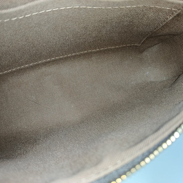ACCESSOIRES GM Monogram Coated Canvas Brown