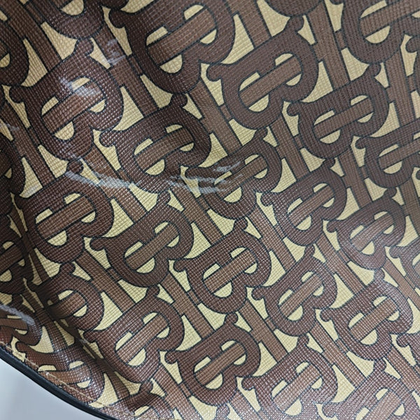 MONOGRAM Large Coated Canvas Brown