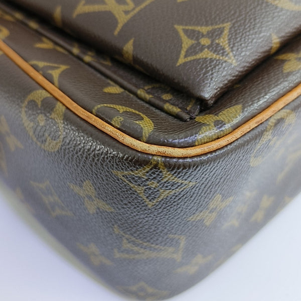 VIVA CITE Monogram Coated Canvas Brown