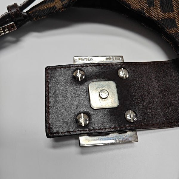 Canvas Top Handle Bag Brown