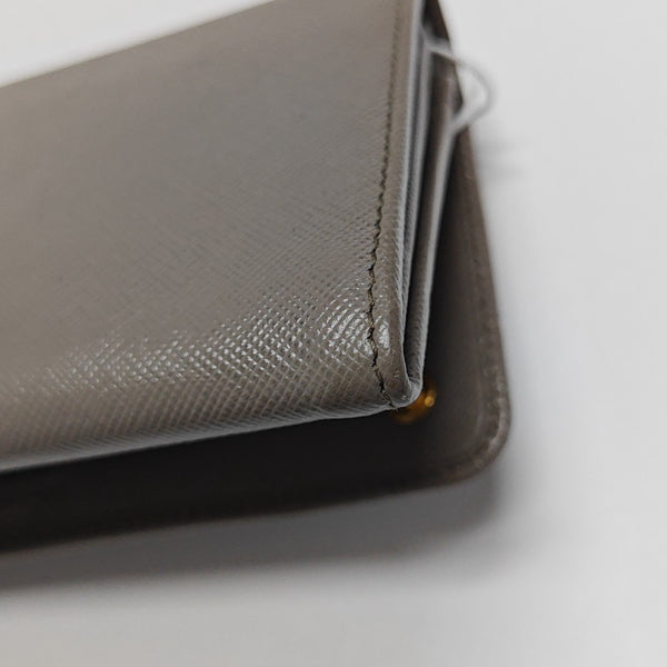 Calfskin Wallet Gray