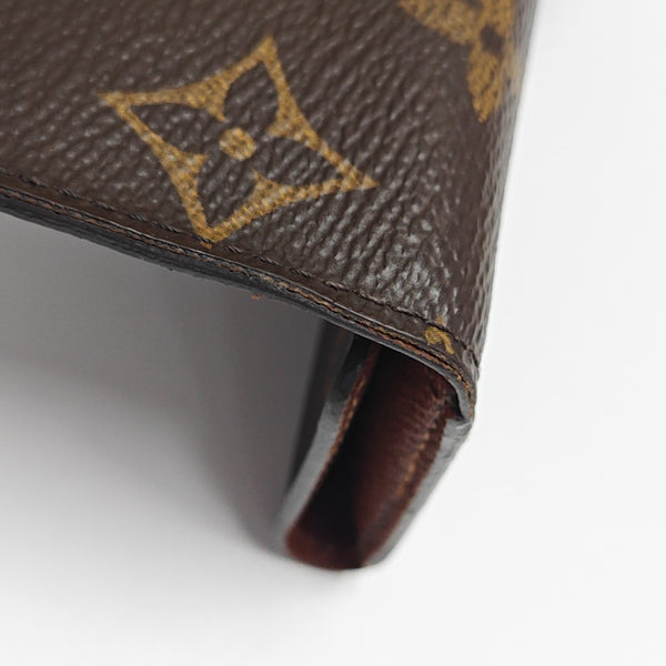 Monogram Coated Canvas Key Pouch Brown