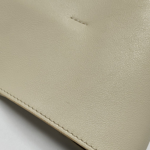 Calfskin Shoulder Bag Small White