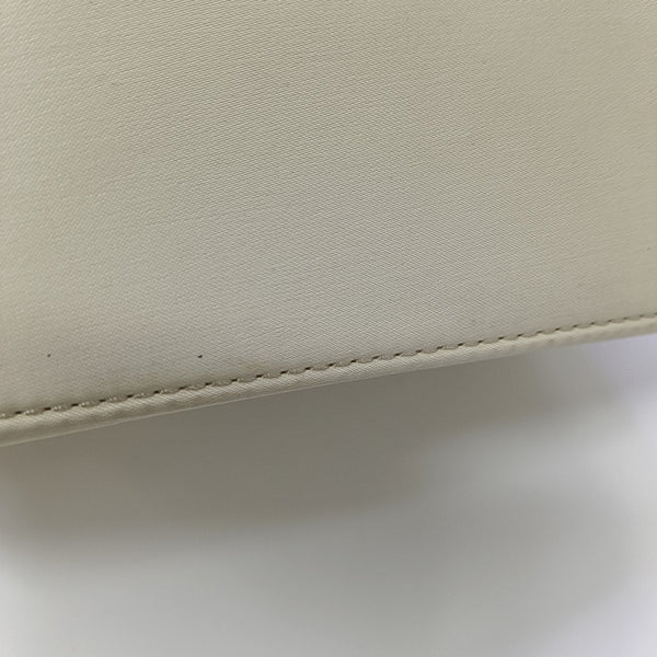 Fabric Top Handle Bag White