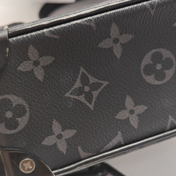 SOFT TRUNK Mini Monogram Coated Canvas Black