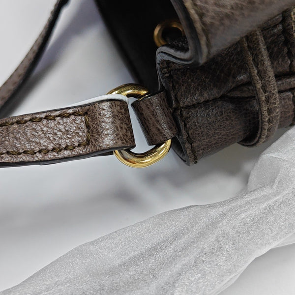 Ophidia Mini Monogram Coated Canvas Beige