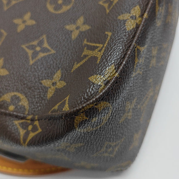 LOOPING MM Monogram Coated Canvas Brown