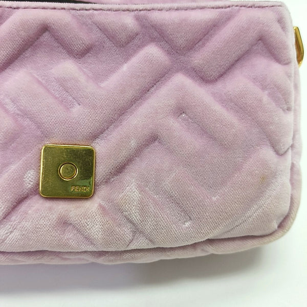 Authenticated pre-owned Baguette Mini Fabric Pink - Shoulder Bag at Looply