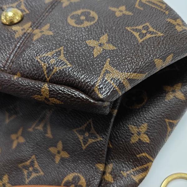 ARTSY MM Monogram Coated Canvas Brown