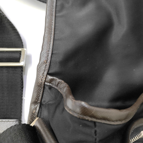Nylon Shoulder Bag Black