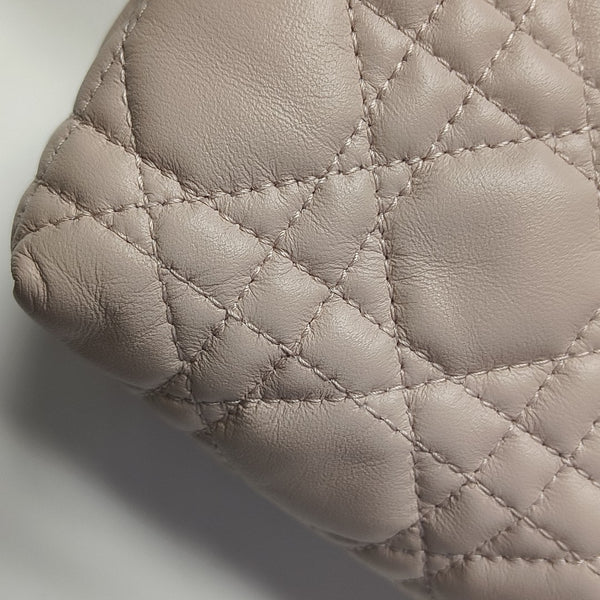 Jolie Top Handle Mini Cannage Lambskin Pink