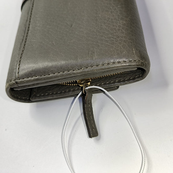 Calfskin Wallet Gray