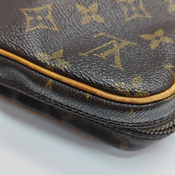 DANUBE Monogram Coated Canvas Brown