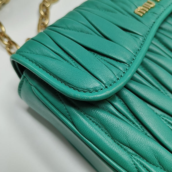 Quilted Lambskin Green