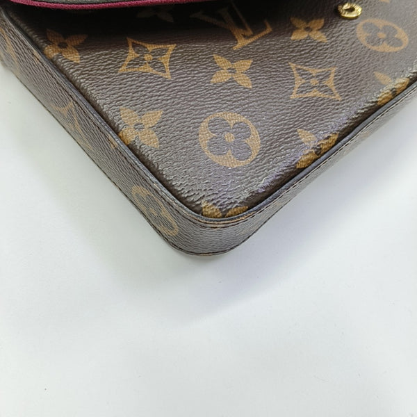 FÉLICIE Monogram Coated Canvas Brown