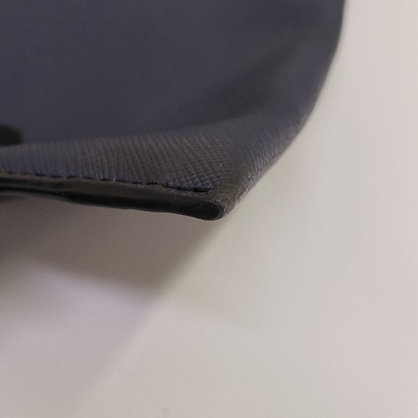 Saffiano Calfskin Clutch Blue