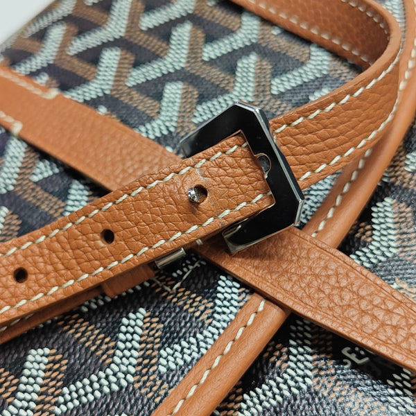 Belvedere Coated Canvas Brown