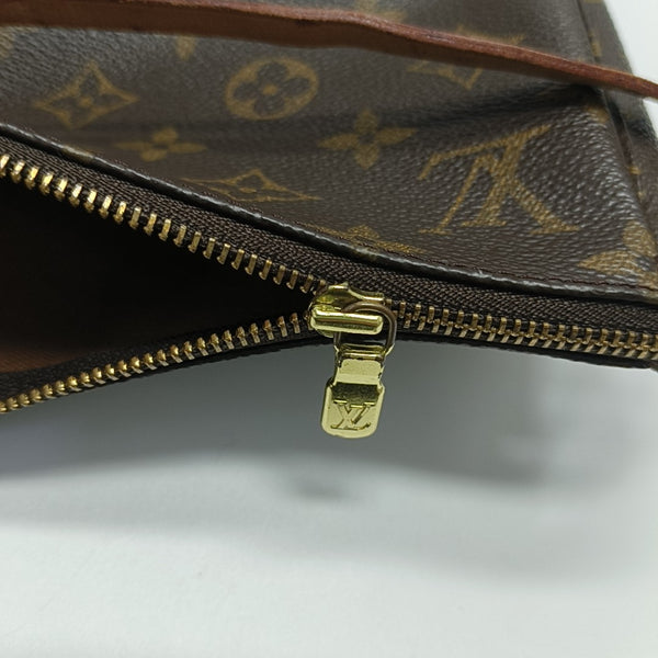 ACCESSOIRES Monogram Coated Canvas Brown