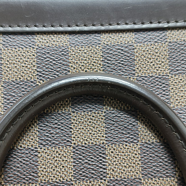 ALMA BB Damier Ebene Coated Canvas Brown