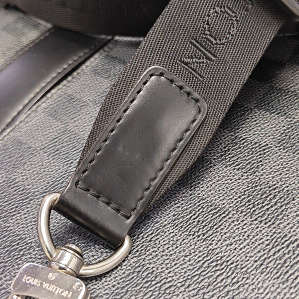 STEEVE Damier Graphite Coated Canvas Gray