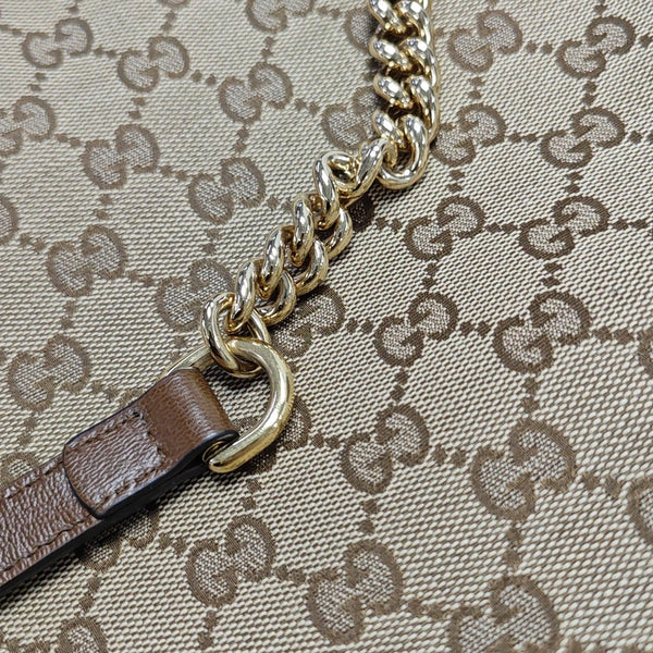 Horsebit 1955 Medium Monogram Canvas Brown