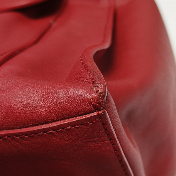 Padlock Work Calfskin Red