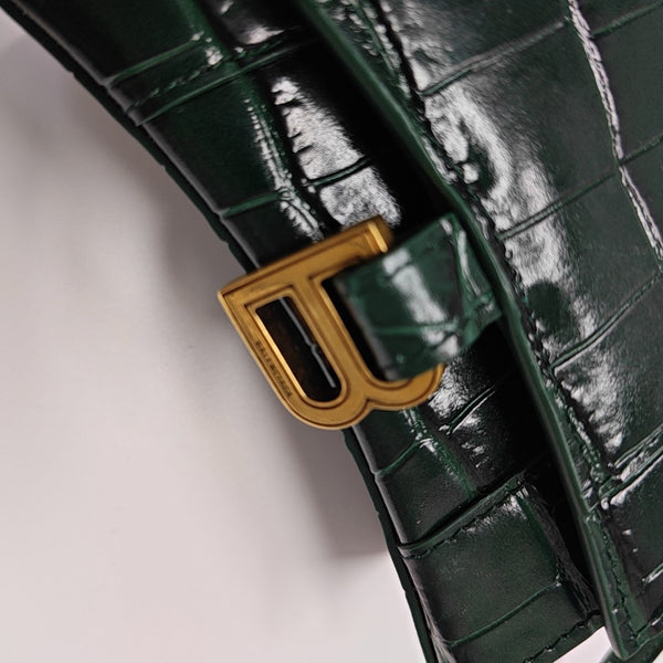 Hourglass Mini Calfskin Green