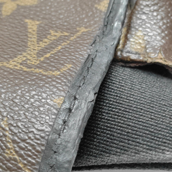 Monogram Coated Canvas Shoulder Bag Brown