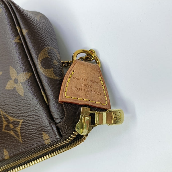 ACCESSOIRES Mini Monogram Coated Canvas Brown