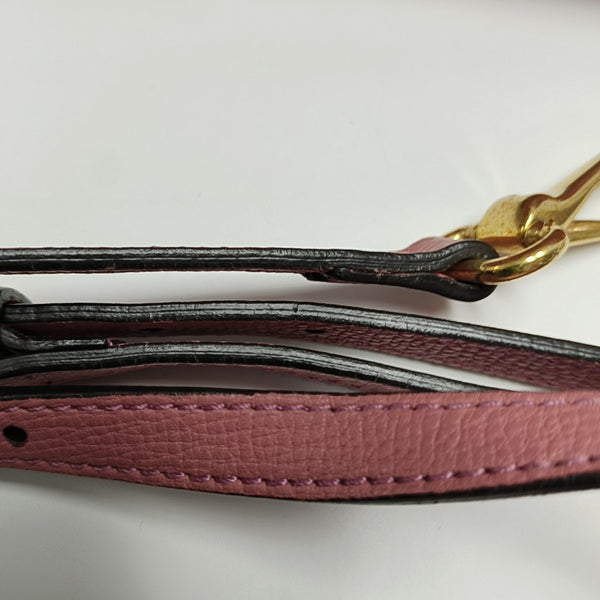 The Banner Medium Calfskin Pink